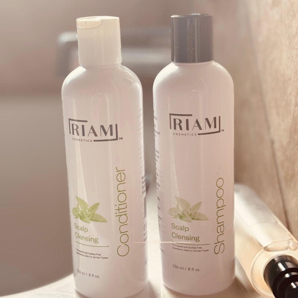 PEPPERMINT TEA TREE SCALP CLEANSING CONDITIONER AND SHAMPOO COMBO 2PCS
