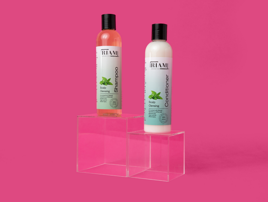 PEPPERMINT TEA TREE SCALP CLEANSING CONDITIONER AND SHAMPOO COMBO 2PCS