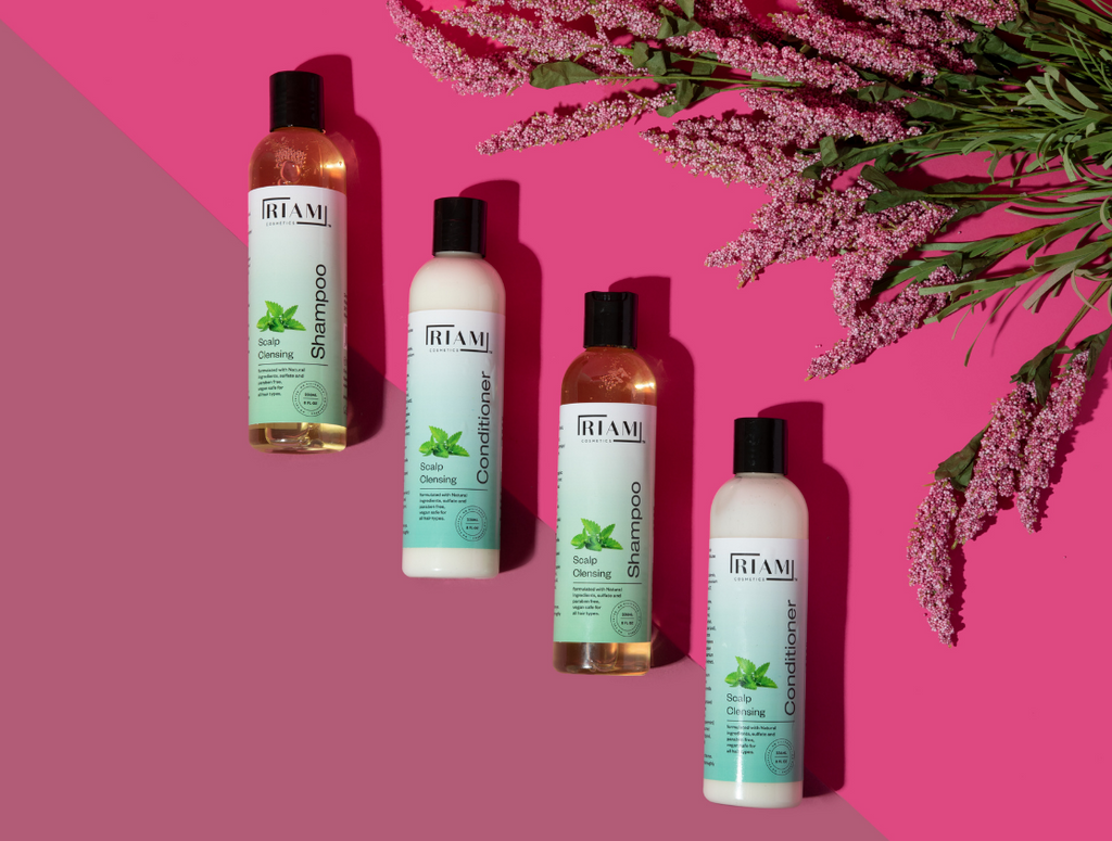 PEPPERMINT TEA TREE SCALP CLEANSING CONDITIONER AND SHAMPOO COMBO 2PCS
