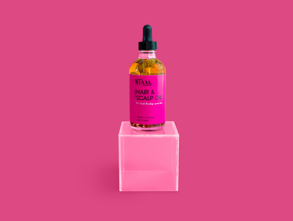 Hair And Scalp Oil Drench in Herbals for Afro America/African Hair Textured All Types 3a to 4c Kinky Wavy/ Curly/Thick/ Long Hair